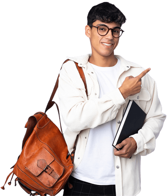 Student ready to join the German course