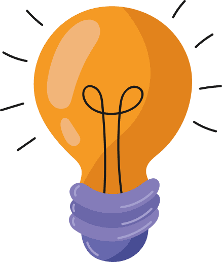 Light bulb representing language learning skills