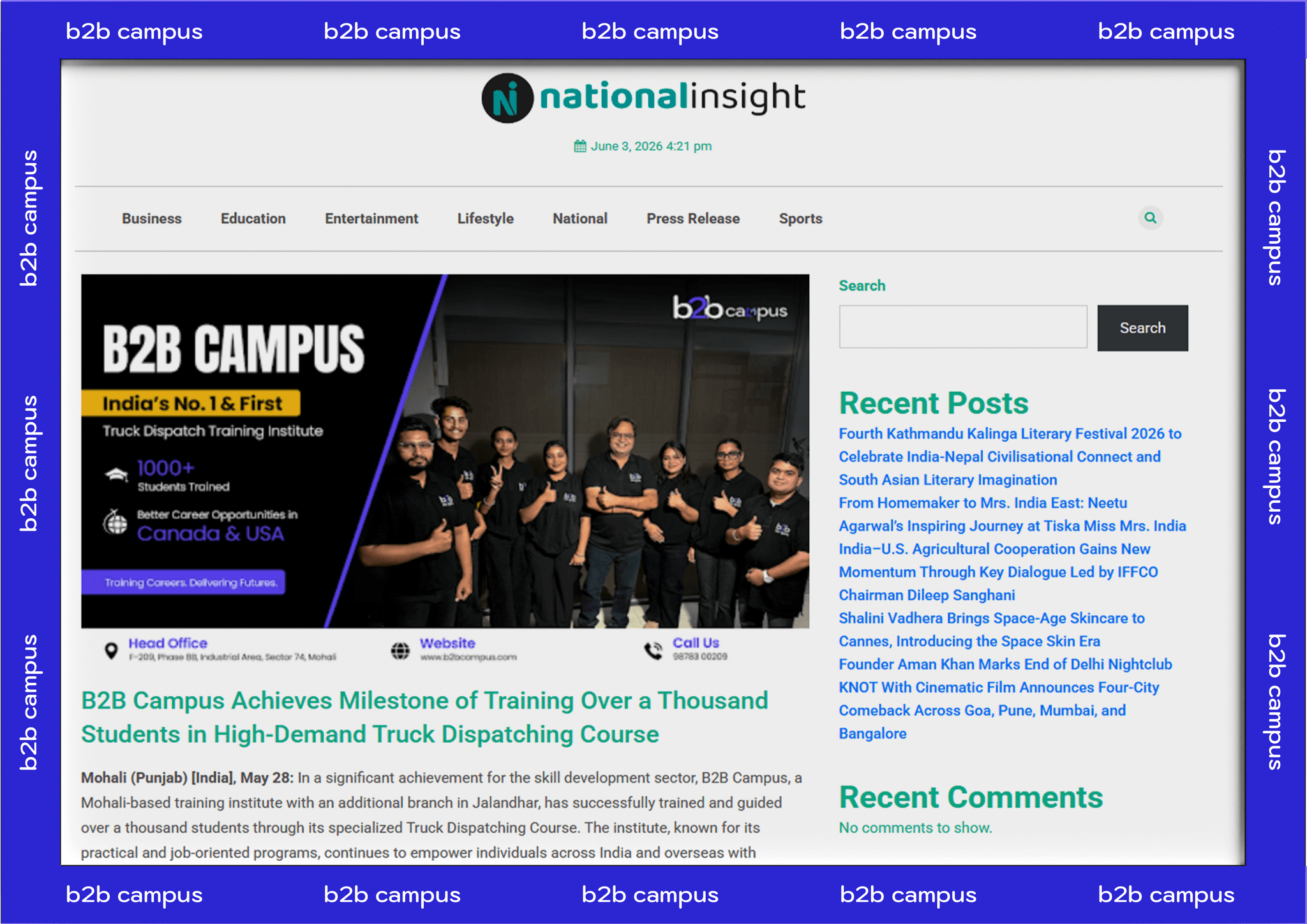 B2B Campus Becomes a Trusted Name in Truck Dispatch Education