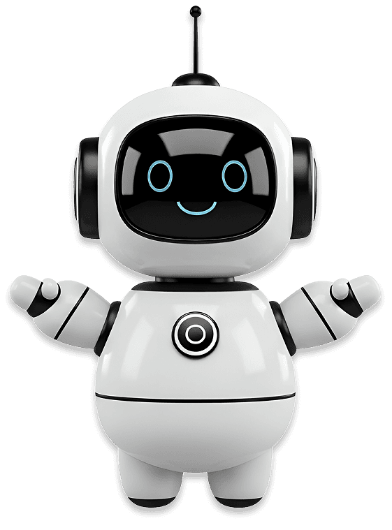 Robot representing AI marketing tools