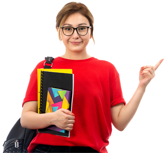 Student pointing towards the Who Can Join details