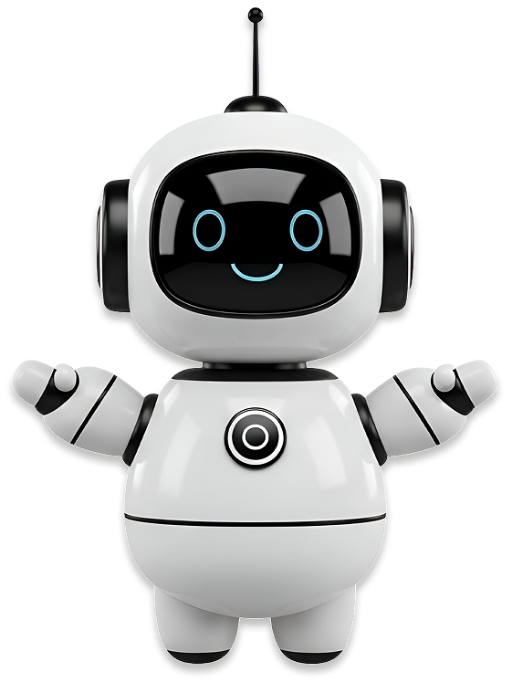 Robot representing AI marketing tools